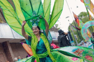 Summer Queen leads the Carnival Parade at GO Festival