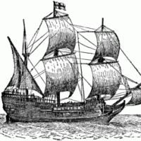 The Pilgrims travelled to America on the Mayflower ship