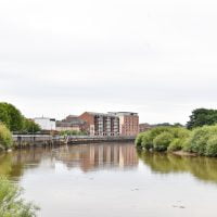 View of Gainsborough from the River Trent Riverside walk