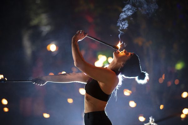 Fire Eater at Illuminate Gainsborough
