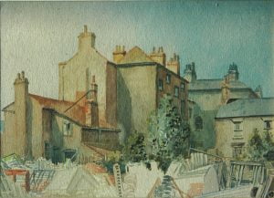 Old Houses Dorringtons Yard - Karl Wood Art Town Trail