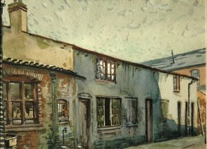 Carters Yard Silver Street 1946 - Karl Wood Art Town Trail