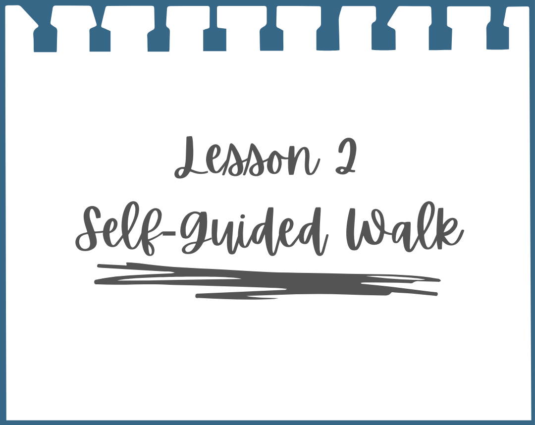 Teacher Packs: Lesson 2 Self-guided Walk