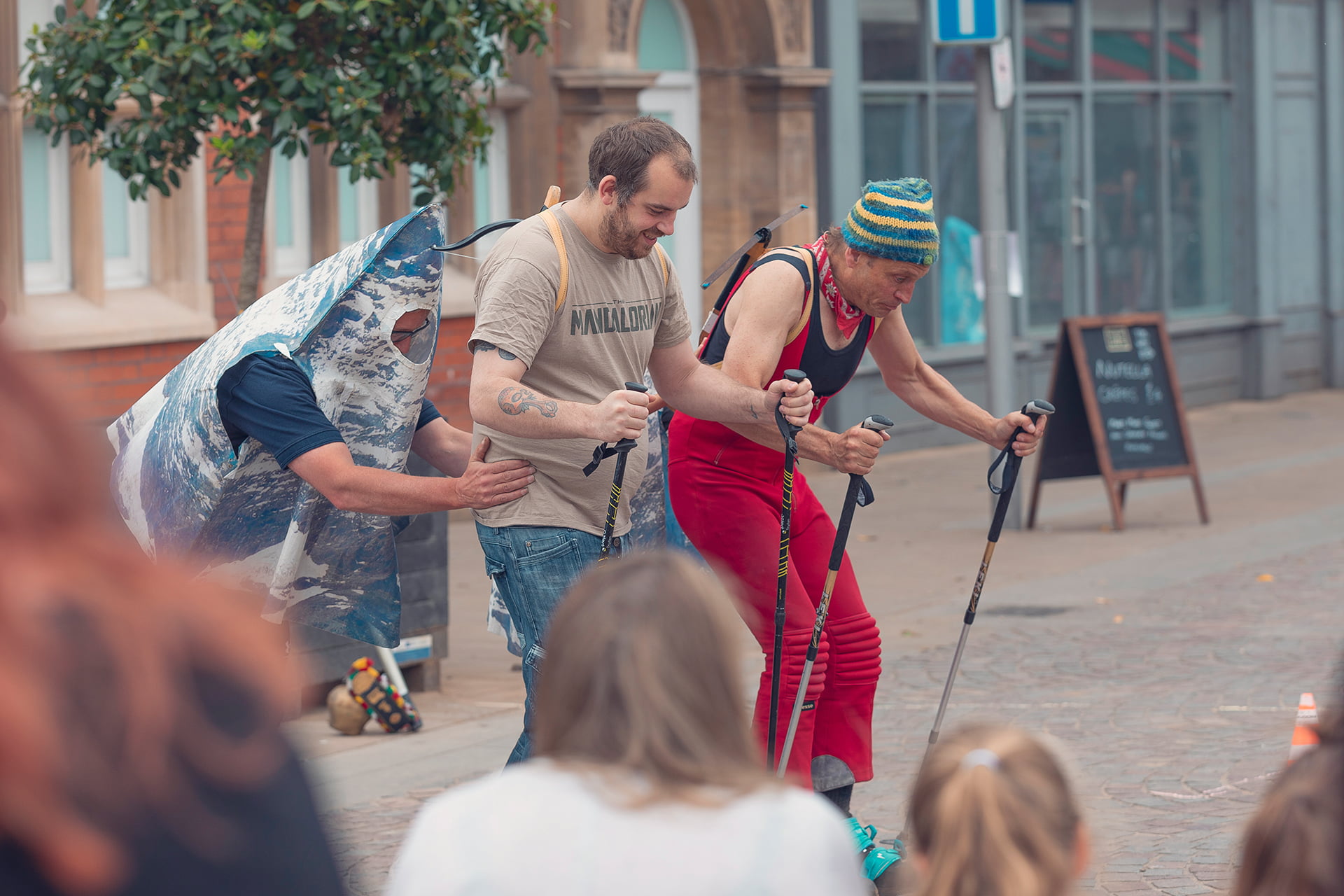 &#039;This Maag’ performing at the Revive Festival with a member of the crowd.