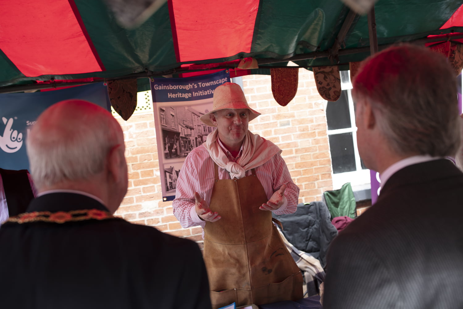Market stalls at the Merry Old Market