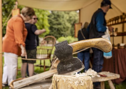 Woodwork at Heritage Skills Fair
