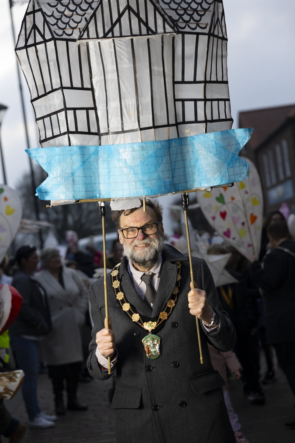 Cllr Stephen Bunney at the Illuminate 2024 parade