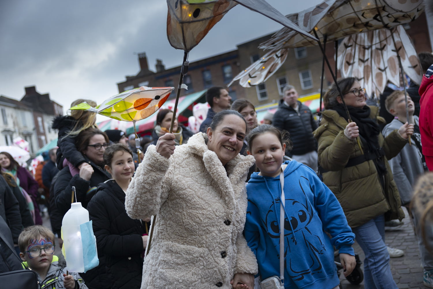 Visitors taking part in the Illuminate 2024 parade.