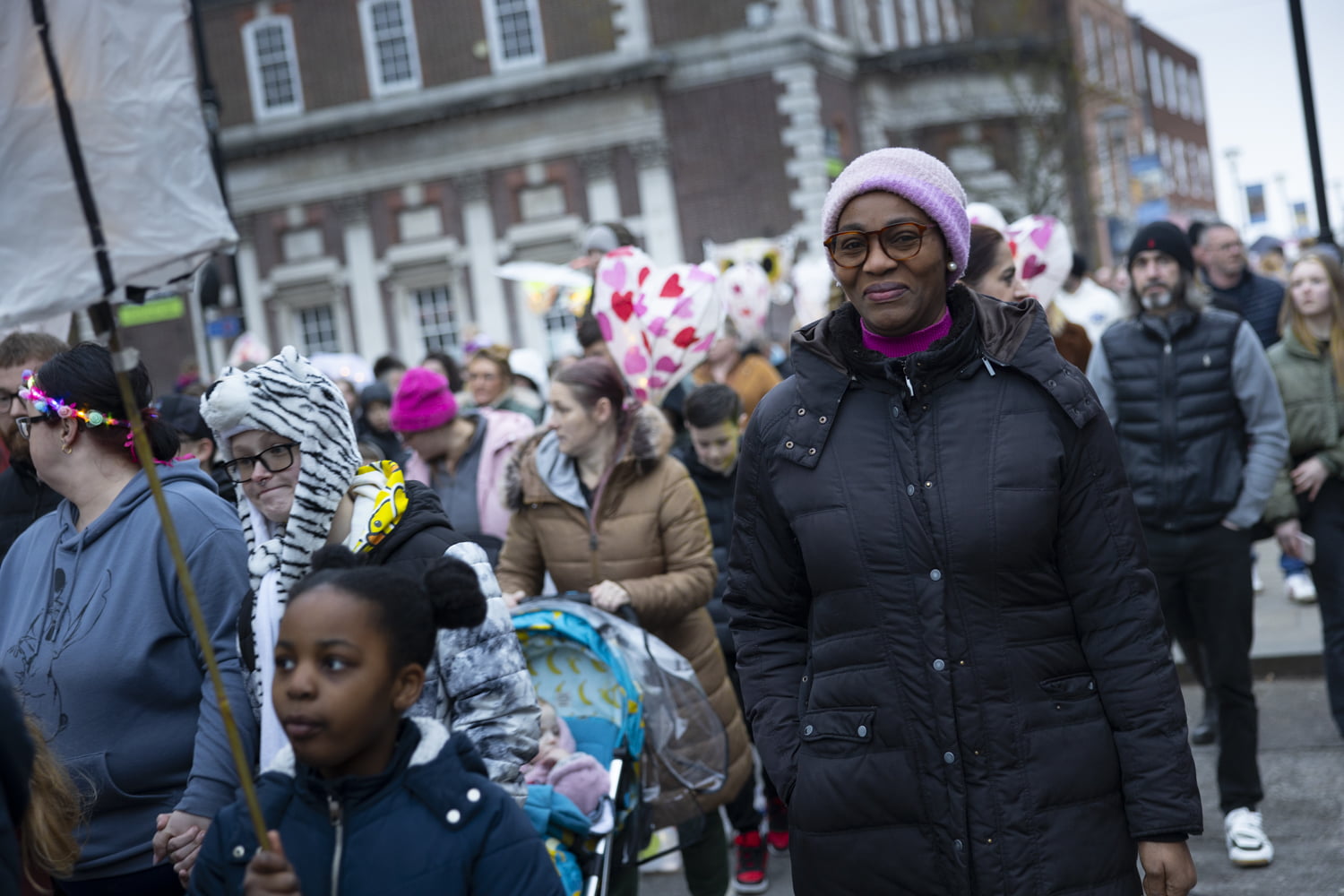 Visitors taking part in the Illuminate 2024 parade.