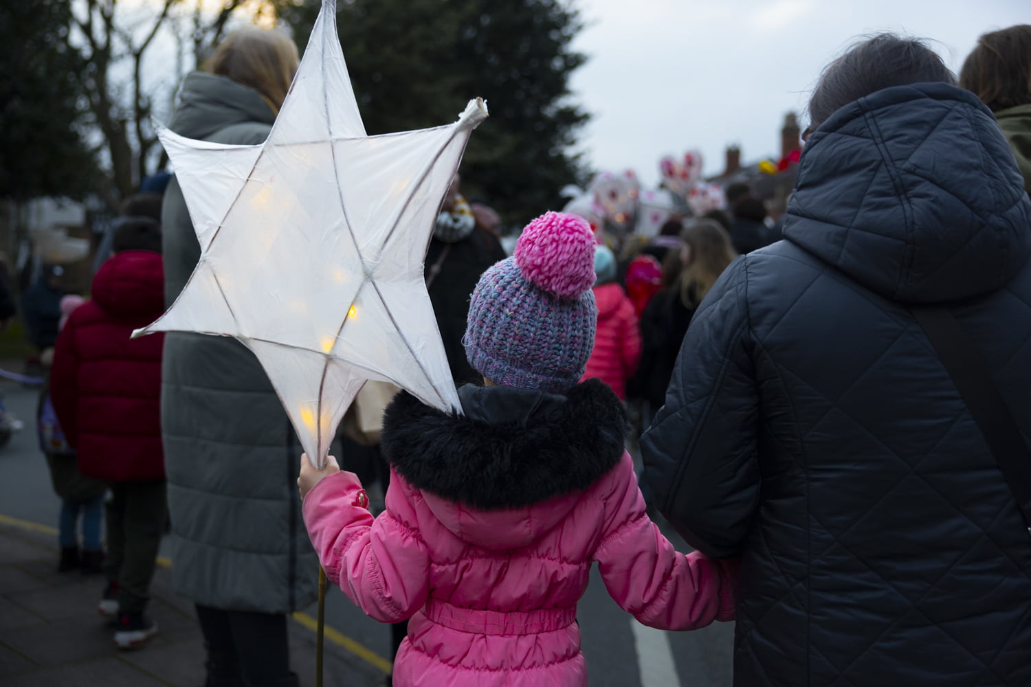 Visitors taking part in the Illuminate 2024 parade.