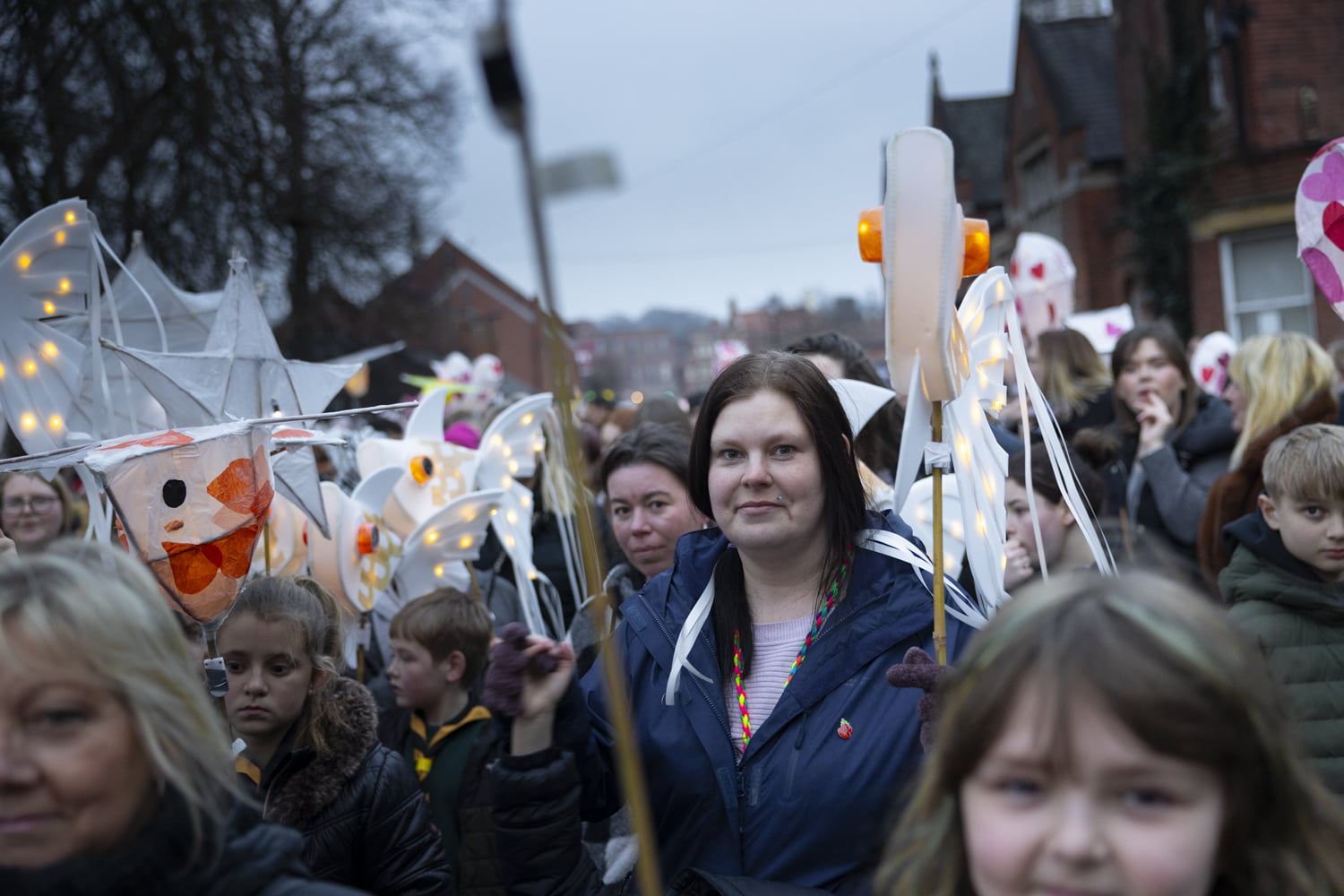 Visitors taking part in the Illuminate 2024 parade.