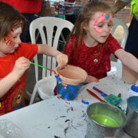 Picture shows people enjoying last year's Home & Garden Event