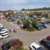 Marshall's Yard car park, full of cars