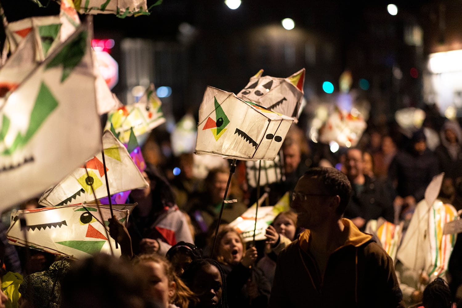 The lantern parade at Illuminate returns this half term in Gainsborough