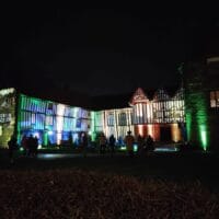 Old Hall projections at Illuminate